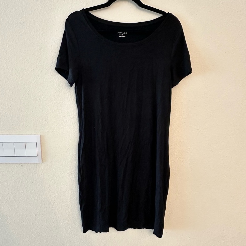 Black Short Sleeve Women's Dress
